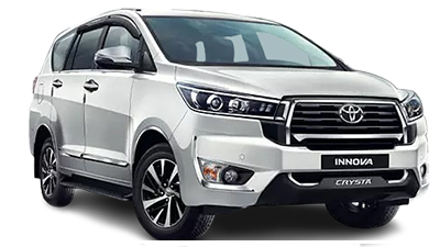 Toyota innova crysta car on rent in ahmedabad