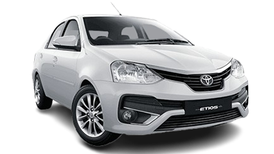 Toyota etios rent per km in ahmedabad